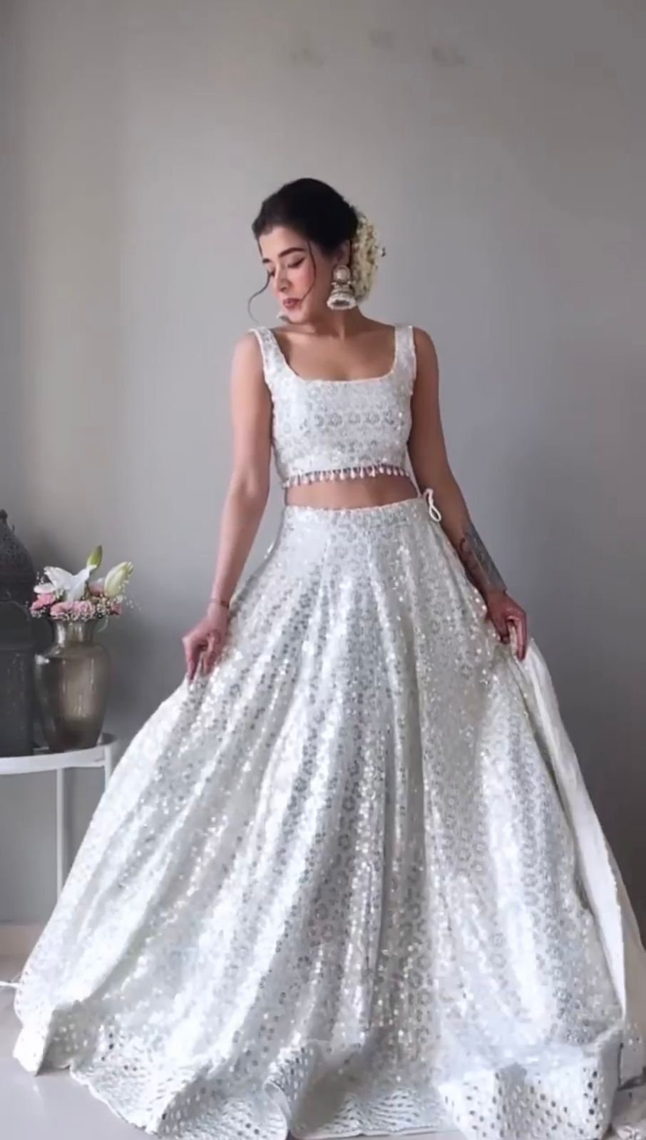 Lace clearance lehenga skirt