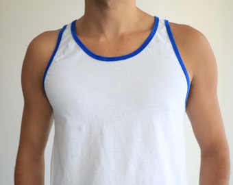 White Unisex Tank Top