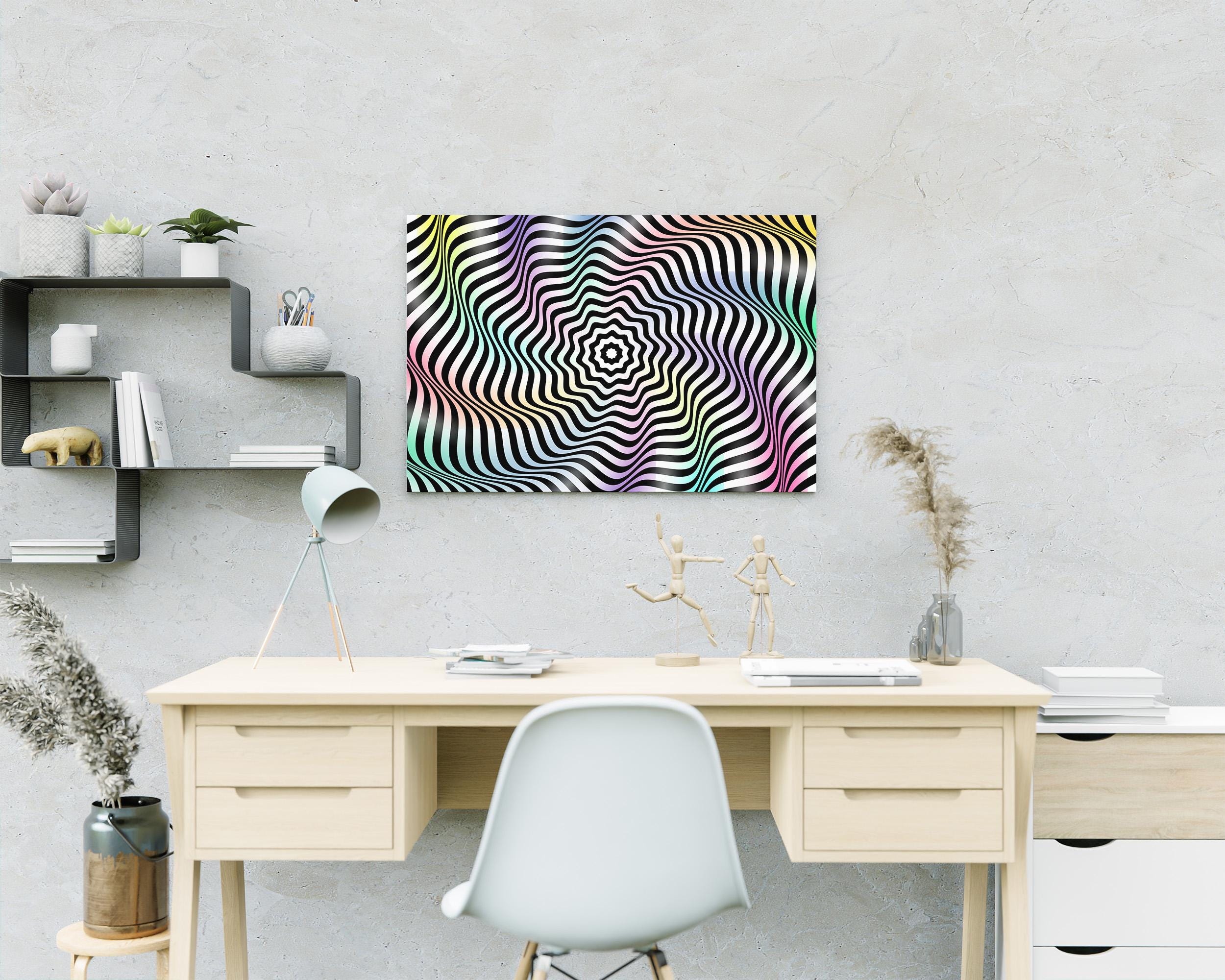 Structube VORTEX Optical Art Canvas