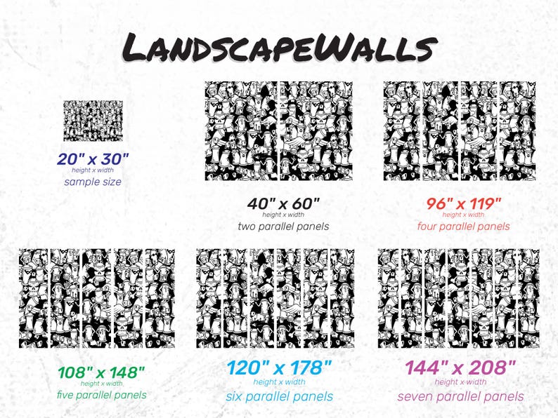 Graffiti Mural – Peel and Stick, Cartoon Art Wallpaper image 4