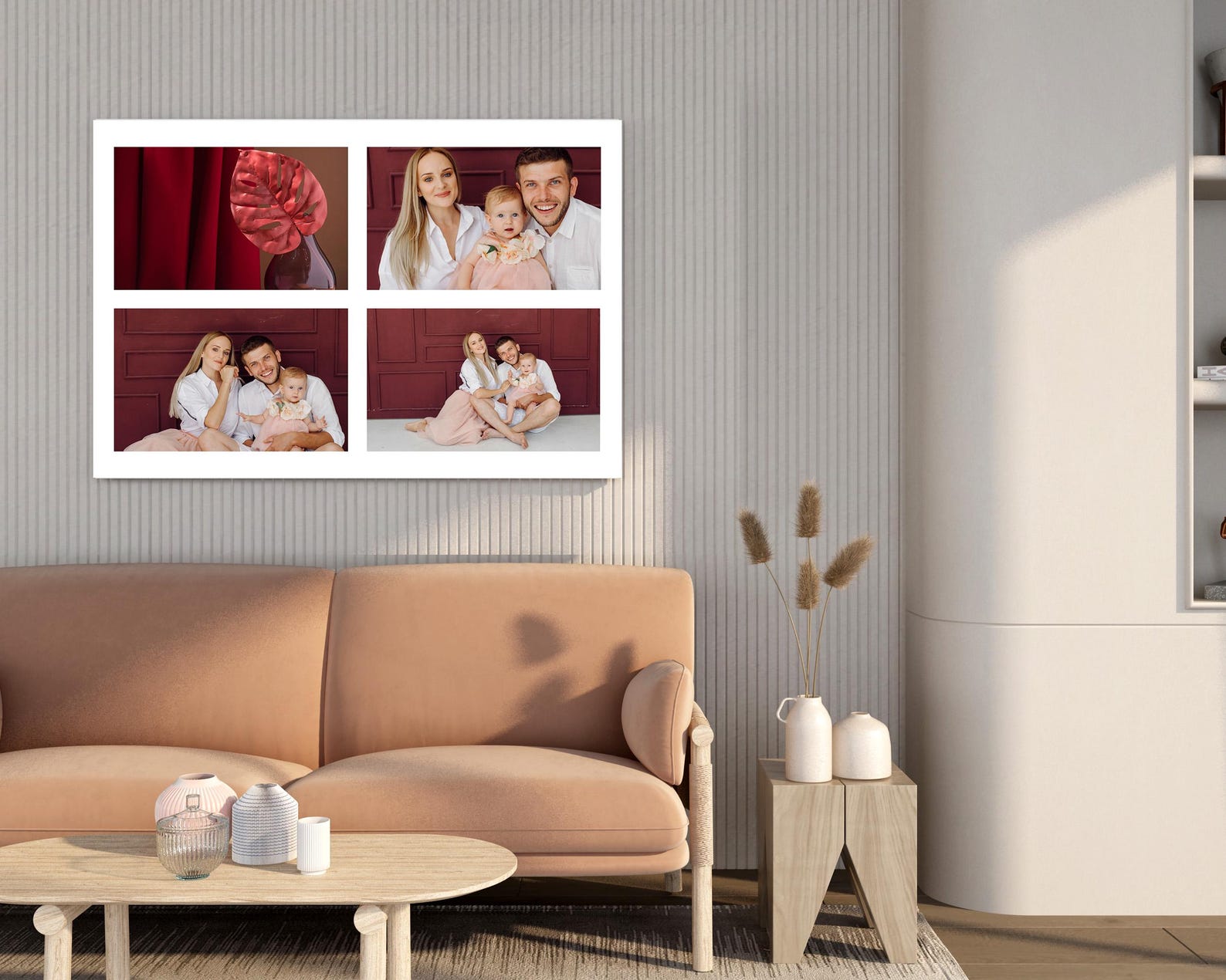Horizontal Photo Collage Canvas Print, Custom Wall Art - Etsy