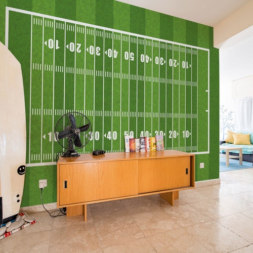 American Football Vinyl Mural / Peel and Stick American Etsy