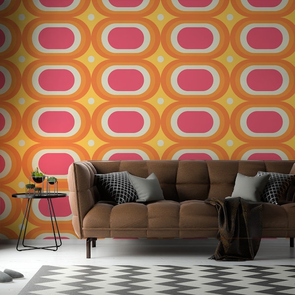 70s Wallpaper - Etsy