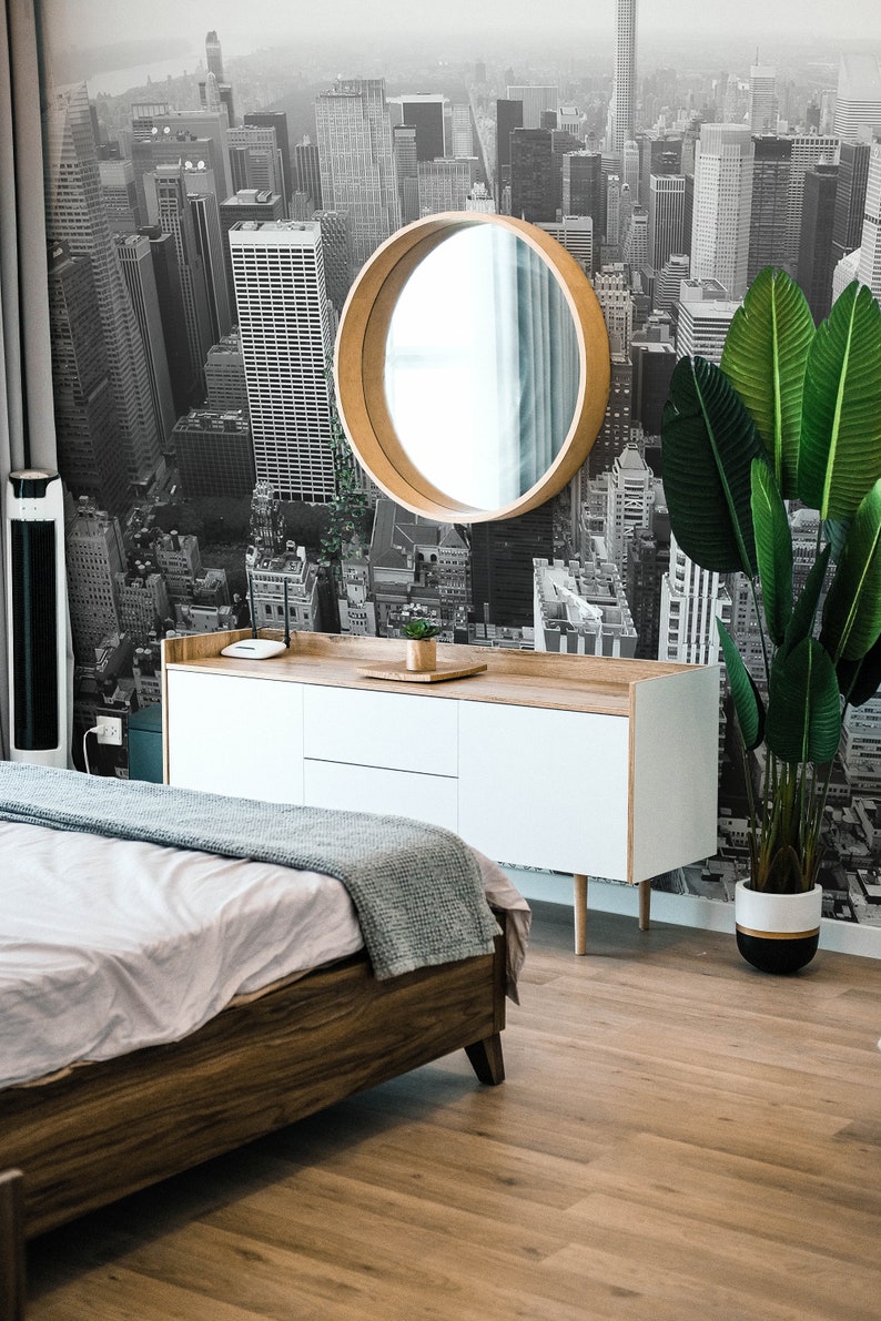 New York City Wall Mural Peel and Stick / Peel and Stick Black Etsy