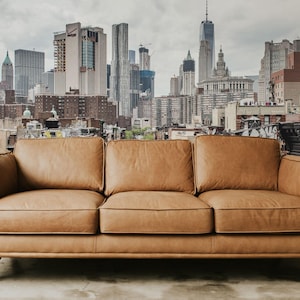 Manhattan Stadtbild entfernbares Vinyl Wandbild / Schälen und Kleben New York Muster Tapete - Schälen und Kleben oder nicht eingefügt / New York Wandbild