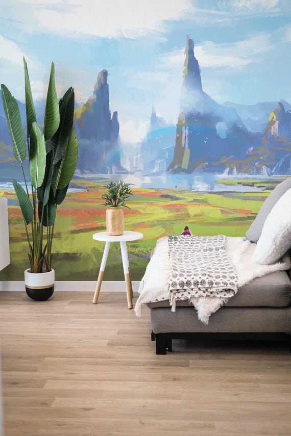 Magical Landscape Mural – Peel and Stick Wallpaper