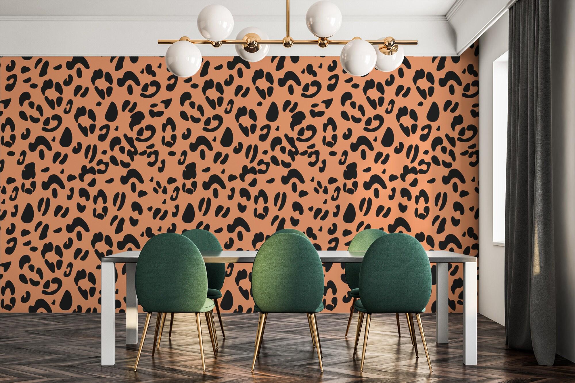 Verwijderbare vinylmuurschildering luipaard / Peel-and-Stick Print  patroonbehang / Print muurschildering - Peel \u0026 Stick of niet-geplakt - Etsy  België, image size:2000x1333