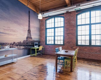 Paris Eiffel Tower Mural – Peel and Stick Wallpaper
