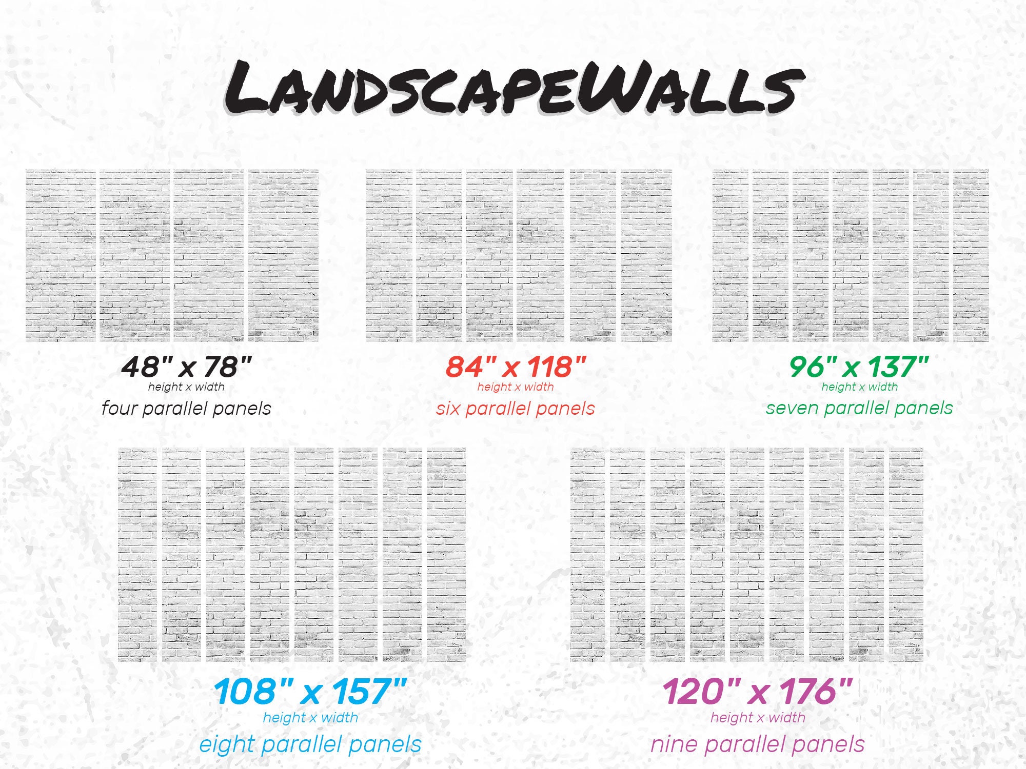 White Brick Wall Vinyl Mural / White Brick Wallpaper / White Etsy