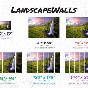 Iceland Waterfall Wall Mural – Peel and Stick Vinyl Wallpaper image 4
