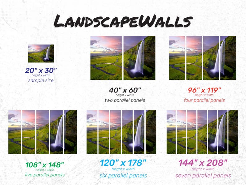 Iceland Waterfall Wall Mural – Peel and Stick Vinyl Wallpaper image 4