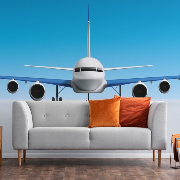 Airplane Wallpaper - Etsy