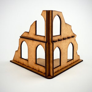 Wargaming terrein - Verwoeste Stad