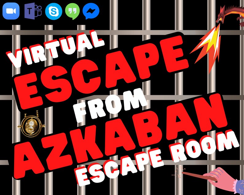 Virtual Halloween Escape Room Escape From Azkaban Virtual Family Games