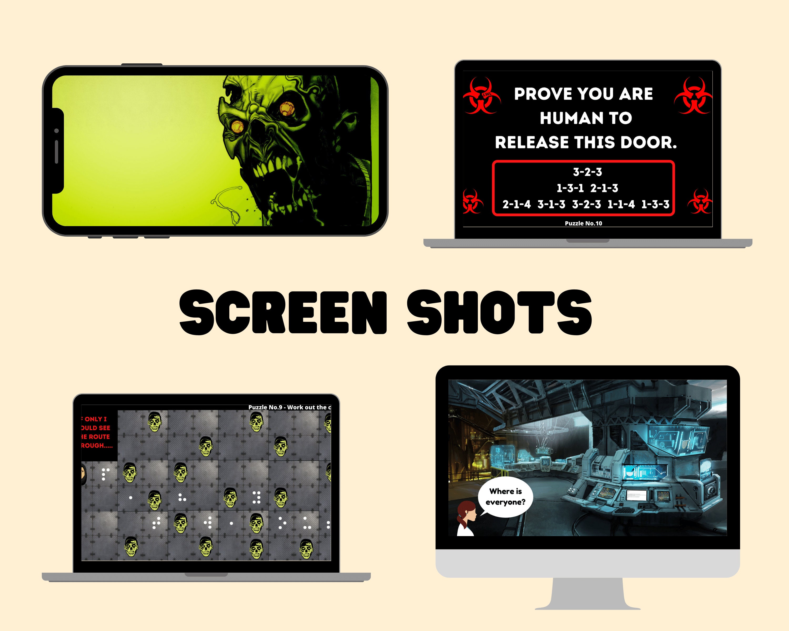 Virtual Escape Room Games Night Lockdown Zoom Screen Share Digital Games Quarantine Fun Stay at