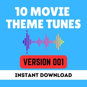 Movie Theme Tunes Quiz: 10 Audio Rounds (MP3 Download)