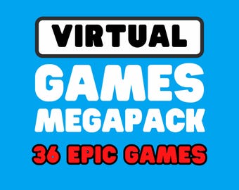 Virtual Game Megapack: 36 Games, Trivia, Game Shows & Escape Rooms (Digital Download)