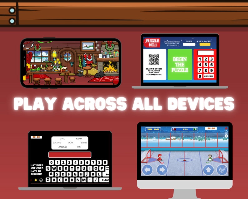 Christmas Escape Room Virtual Escape Game for Christmas Etsy