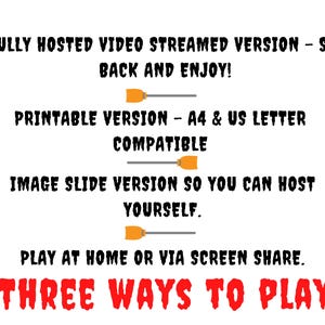 Halloween Trivia Quiz: Video & Printable Game (Digital Download) image 7