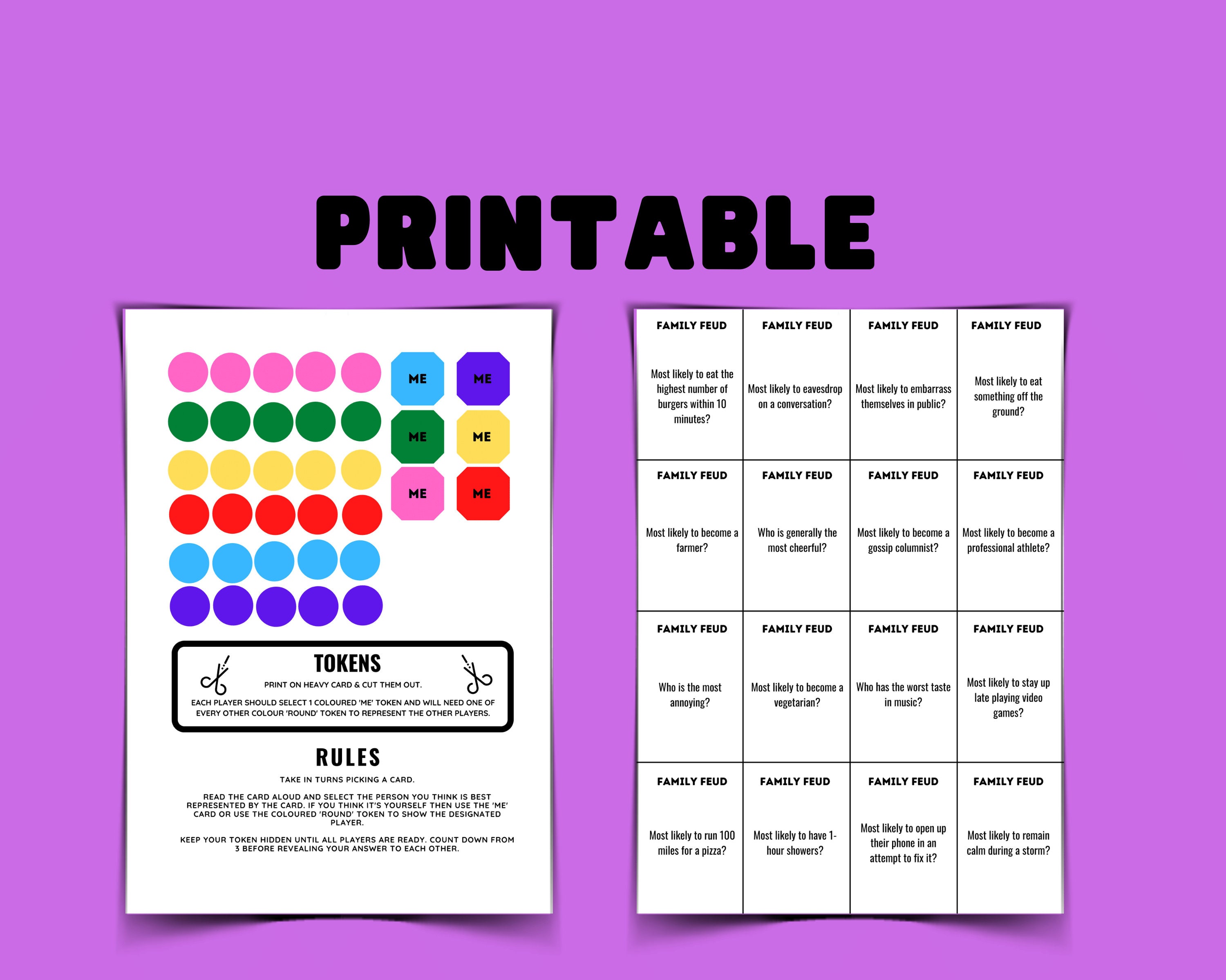 Family Feud Card Game Fun Family - Il Fullxfull.2535579503 Rko2 