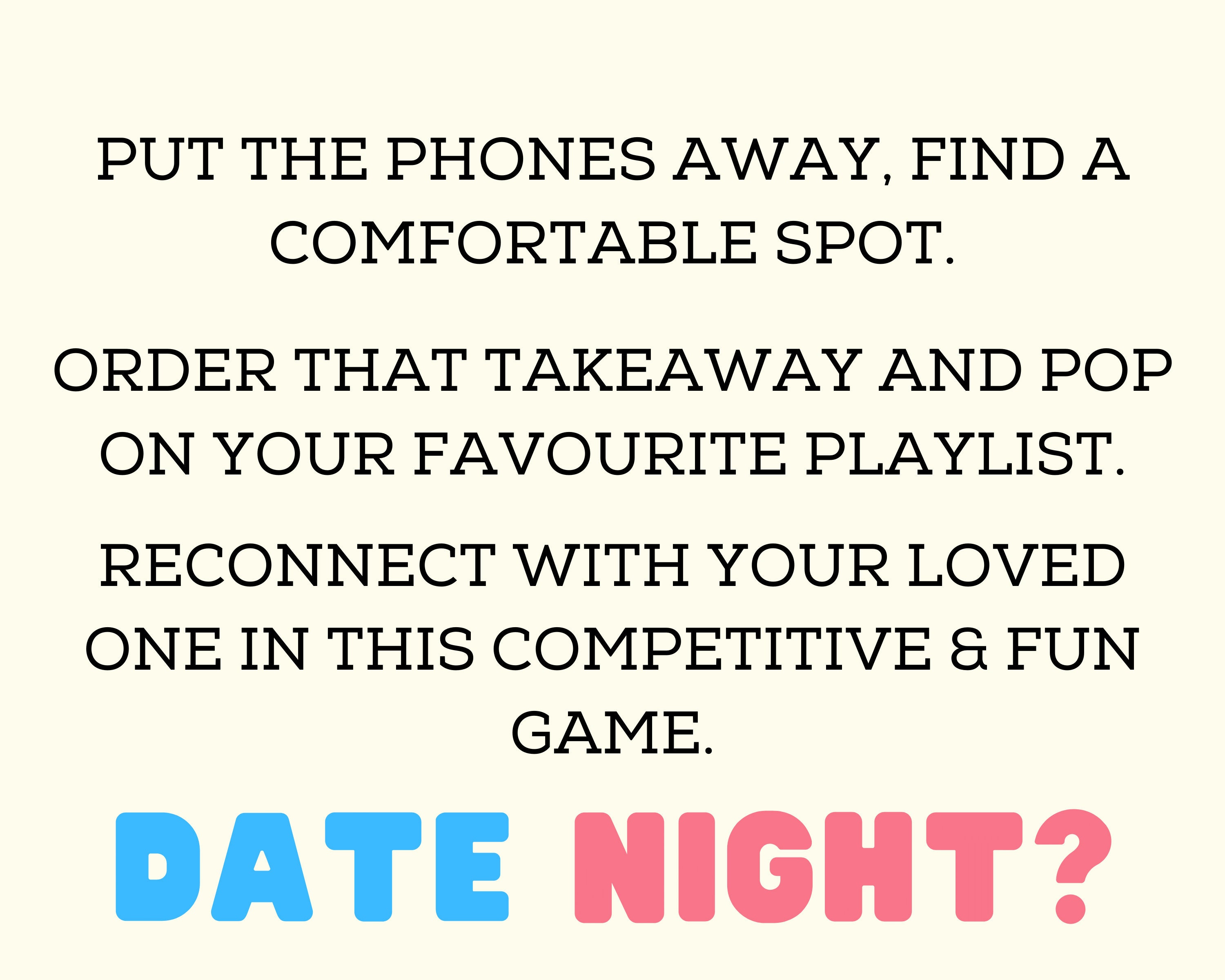 Date Night Couples Game Quarantine Games Games (Download Now) 