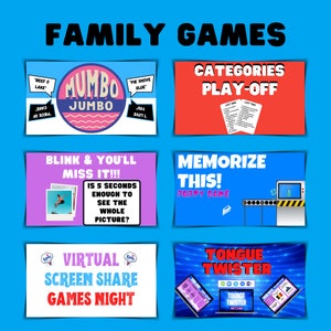 Virtual ScreenShare Games Quarantine Games Night Zoom Trivia Party Games Virtual Quiz Night Virtual Escape Room Fun Family Games image 5