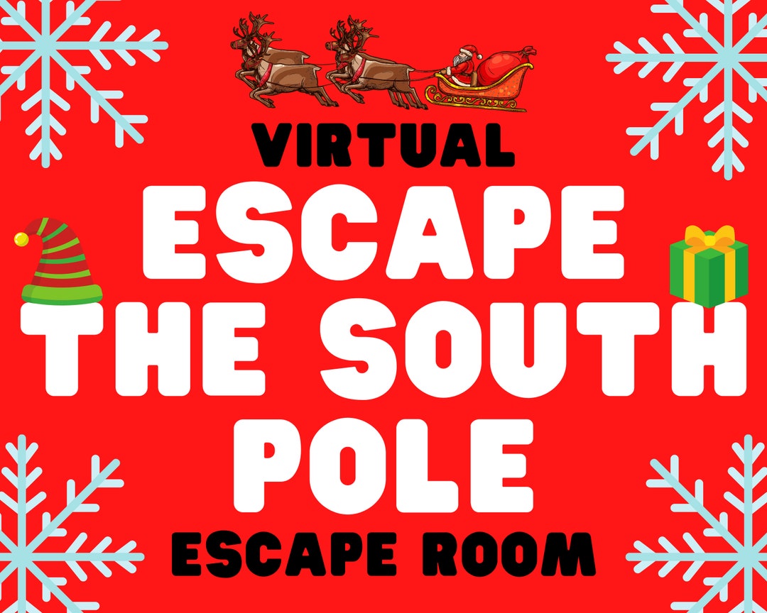 Virtual Christmas Escape Room Escape the South Pole Virtual Family