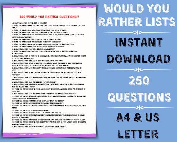 Would You Rather Quiz: Over 400 Questions To Ask: Books