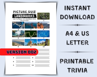 Picture Quiz - Famous Landmarks | Pub Quiz Picture Round | World Trivia ...
