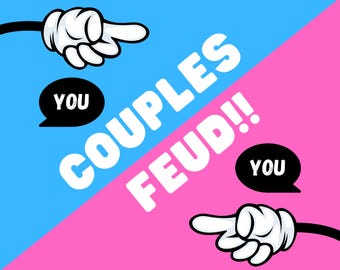 Couples Feud Card Game: Printable Date Night Fun (Digital Download)
