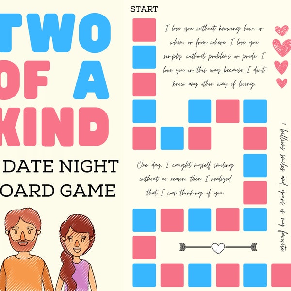 Date Night Couples Game - Quarantine Games - Games For Couples - Girlfriend & boyfriend - Printable Couples Game - Love - Digital Download