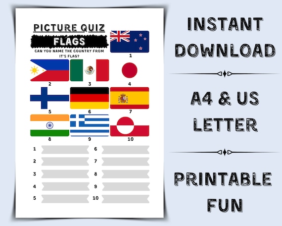 Click the 'S' Flags Quiz