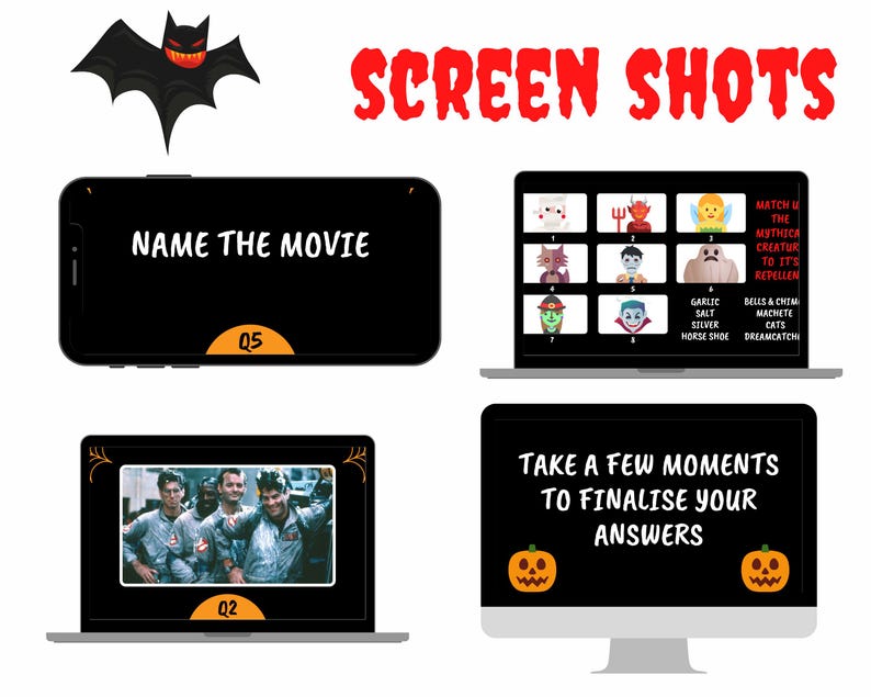 Halloween Trivia Quiz: Video & Printable Game (Digital Download) image 6