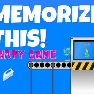 Virtual Memory Party Game: Fun for All Ages (Digital Download)