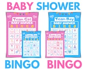 Gender Reveal Bingo Game: Baby Shower Fun (Digital Download)