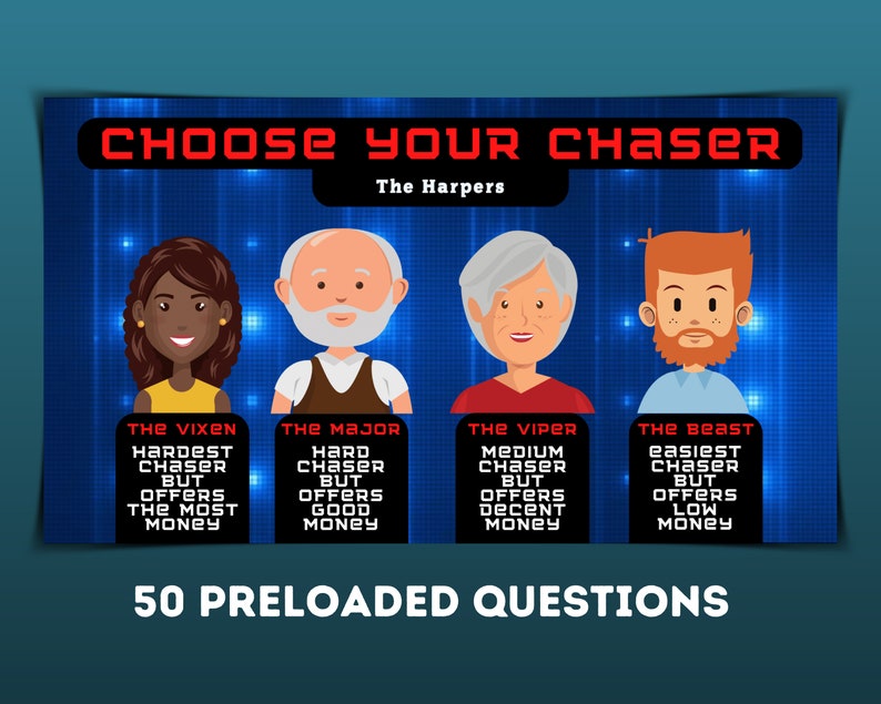 Chaser Quiz Game Show Zoom Games Party Games Team Building Game