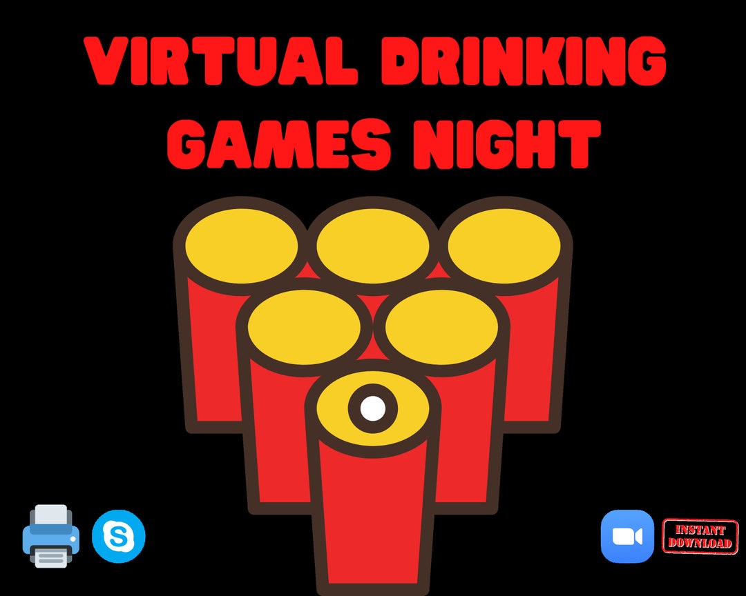Virtual Printable Drinking Games Lockdown Ideas Printable Games Happy