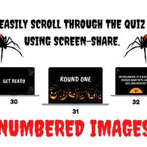 Halloween Trivia Quiz: Video & Printable Game (Digital Download) image 3