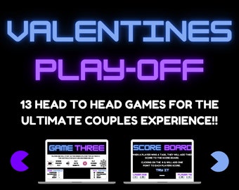 Valentines Game for Couples - Fun Things to do for Valentines - Couple Games - Date Night Games - Games For Two People - Digital Download