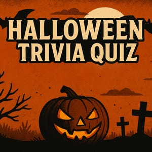Halloween Trivia Quiz: Video & Printable Game (Digital Download) image 1