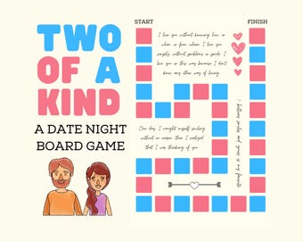 Date Night Couples Game: Printable Board Game (Digital Download)