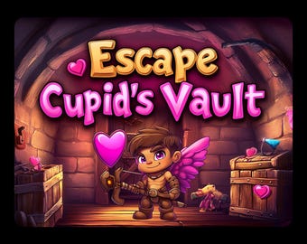 Valentine's Day Escape Room Game: Cupid's Vault DIY Puzzle (Digital Download)