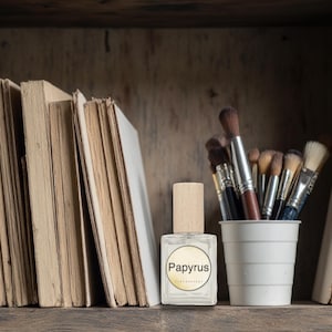 Handmade Artisan Perfume | Rice, Sesame, Mimosa & Musk | Niche Fragrance Evoking Ink + Paper | Unisex Scent