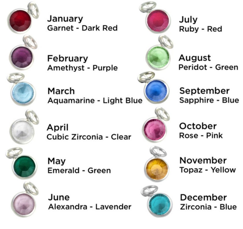 Sister gift Sister Necklace Birthstone Necklace Big Sister Gift Birthstone crystals Two Sisters Necklace Personalised Necklace