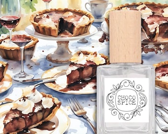 Schokolade Parfüm, Choco Cacao Zimt Vanille Parfüm Gourmand Süße Duft Probe Set handgefertigte Düfte Herbst-Winter-Parfüm