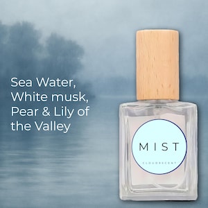 Handcrafted Marine Perfume | Ocean-Inspired Fragrance with Seawater, Musk, Lily of the Valley & Pear | Coastal Scent | Small Batch Perfume