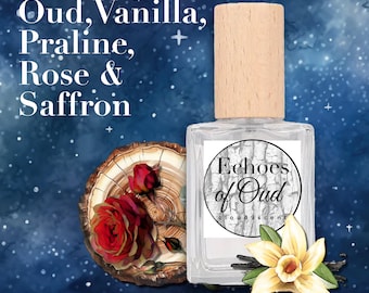 Perfume de oud artesanal: rosa, vainilla y azafrán especiado - Fragancia de nicho unisex