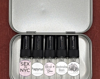 Set de muestras de perfume: Mini kit de descubrimiento de fragancias - Bolsa de regalo