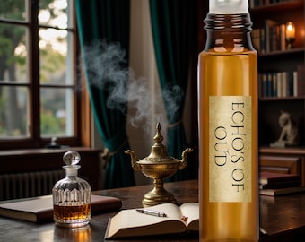 Aceite de oud, aceite de perfume, perfume de oud artesanal: rosa, vainilla y azafrán especiado - Fragancia de nicho unisex