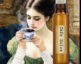 Roller ball Coffee Perfume Oil Caramel Gourmand fragrance perfume, Super long lasting sweet gourmand, coffee lover, Try before buy